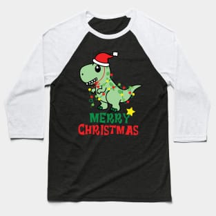 Merry Christmas Dinosaur! Baseball T-Shirt